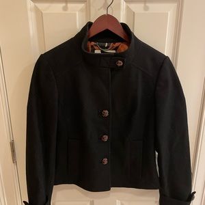 Banana Republic military crop wool jacket